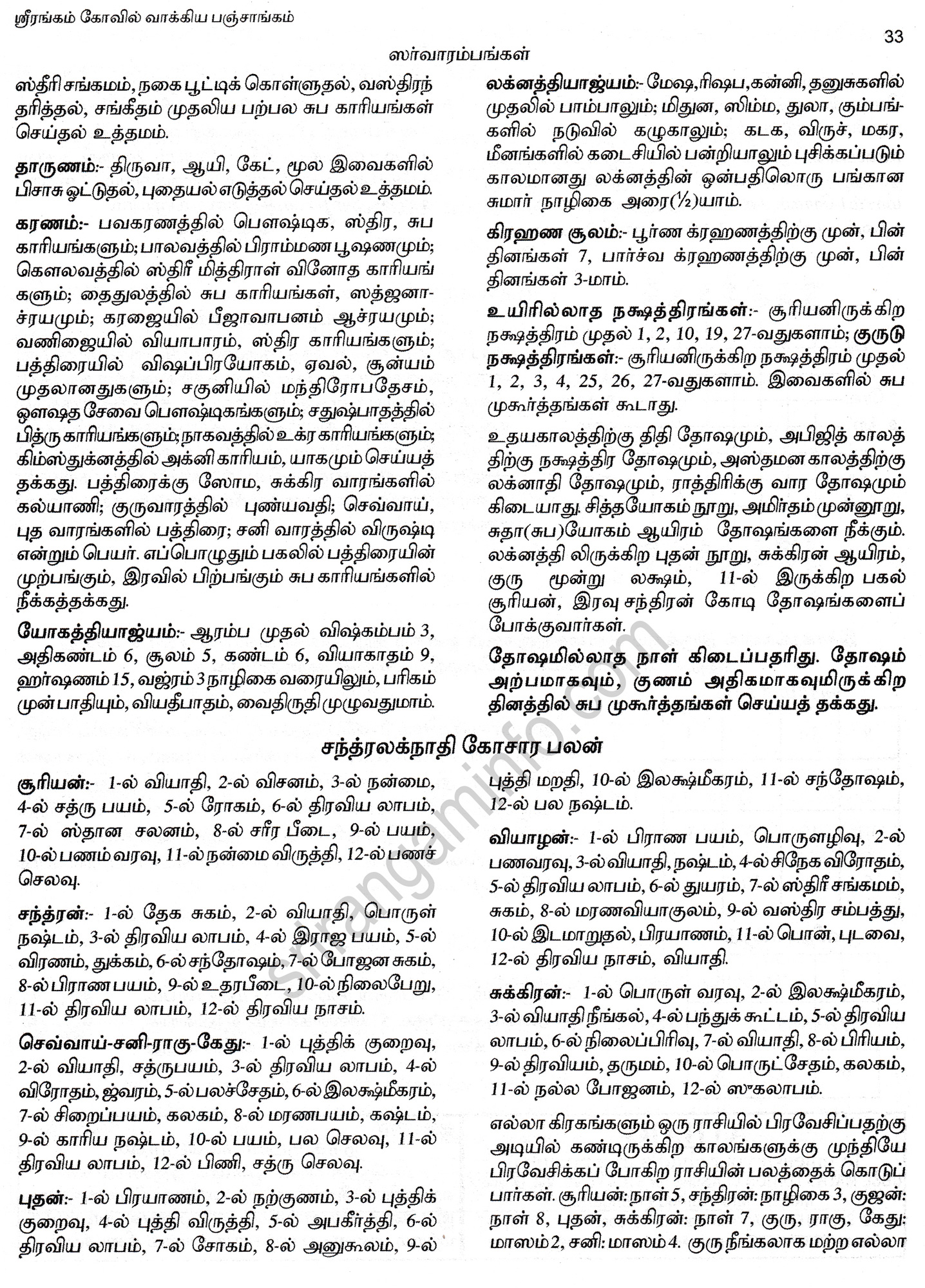 Panchangam